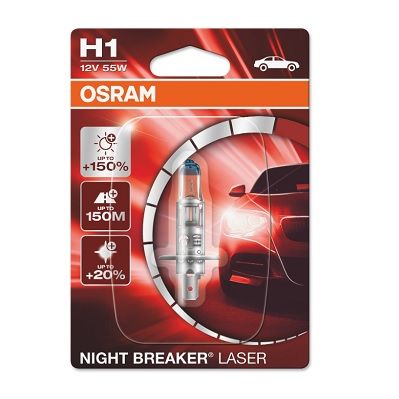ams-OSRAM Gloeilamp, bochtenlicht NIGHT BREAKER® LASER (64150NL-01B)
