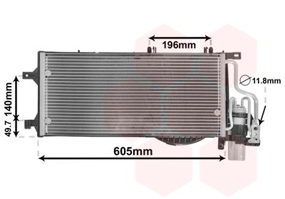 VAN WEZEL Condensor, airconditioning (37015370)
